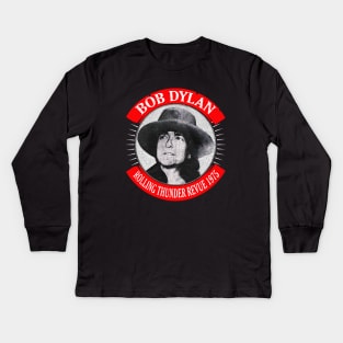 Vintage Bob Dylan 1975 Kids Long Sleeve T-Shirt